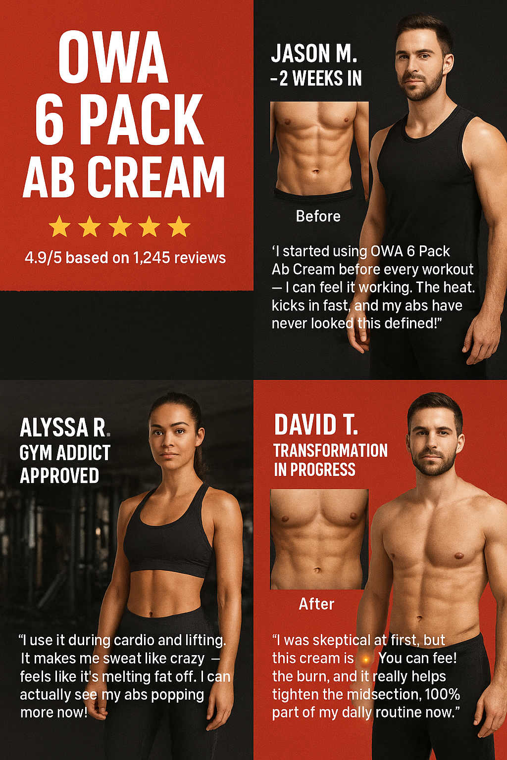 6 Pack Cream